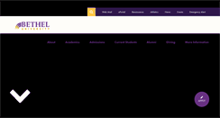 Desktop Screenshot of bethelu.edu